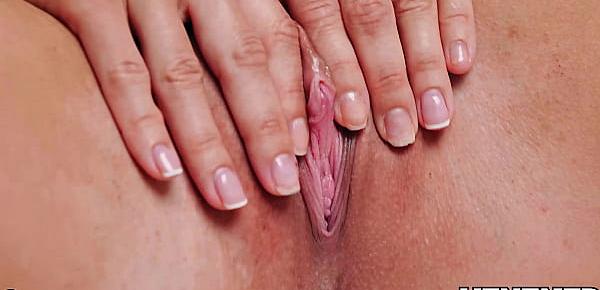  Ahegao Masturbation Session with huge dildo